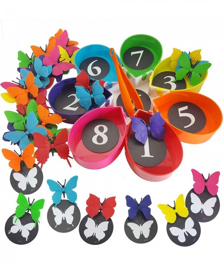 Butterfly Color Sorting Toys Counting Toddler Toys. Montessori Learning Activities for Toddlers & Preschool Educational Math ...