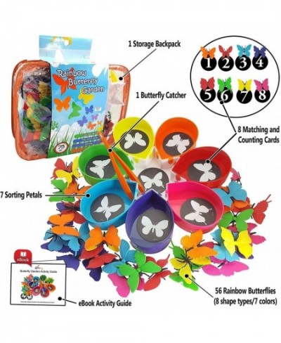 Butterfly Color Sorting Toys Counting Toddler Toys. Montessori Learning Activities for Toddlers & Preschool Educational Math ...