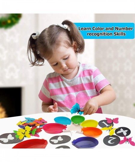 Butterfly Color Sorting Toys Counting Toddler Toys. Montessori Learning Activities for Toddlers & Preschool Educational Math ...