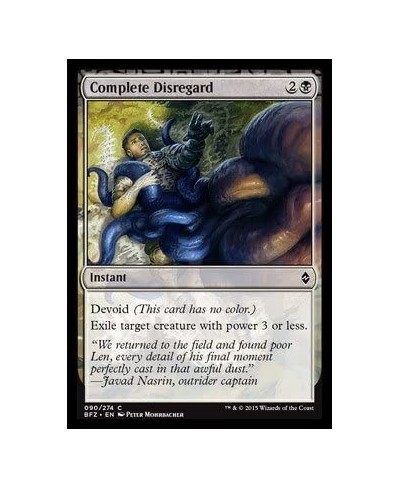 Complete Disregard (090/274) - Battle for Zendikar - Foil $10.67 - Card Games