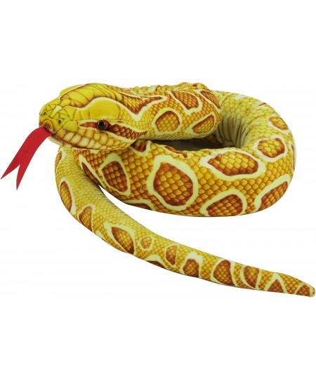 Snake Stuffed Animal Snake Plush Big Snake Stuffed Animal Stuffed Snake Gift for Kids on Christmas Birthday Washable Golden P...