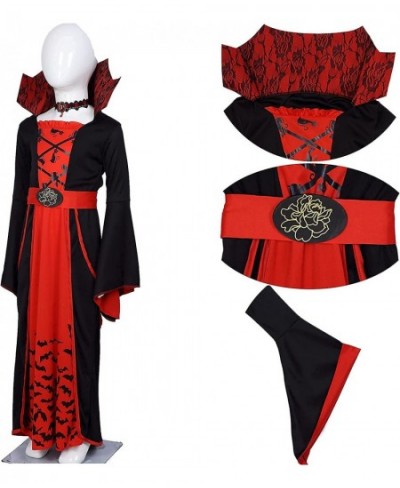 Royal Vampire Costume for Girls Halloween Dress Up Party $32.45 - Kids' Costumes