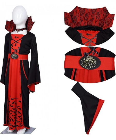 Royal Vampire Costume for Girls Halloween Dress Up Party $32.45 - Kids' Costumes