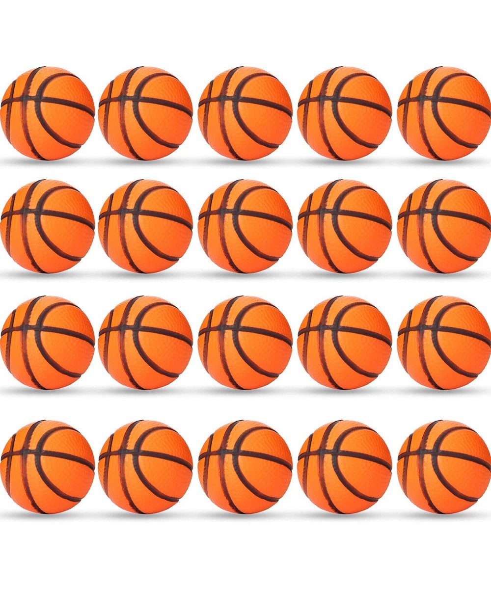 30 Pack Mini Basketball Stress Balls Mini Basketball Party Favor Mini Foam Sports Ball Squeeze Ball Anxiety Stress Relief for...