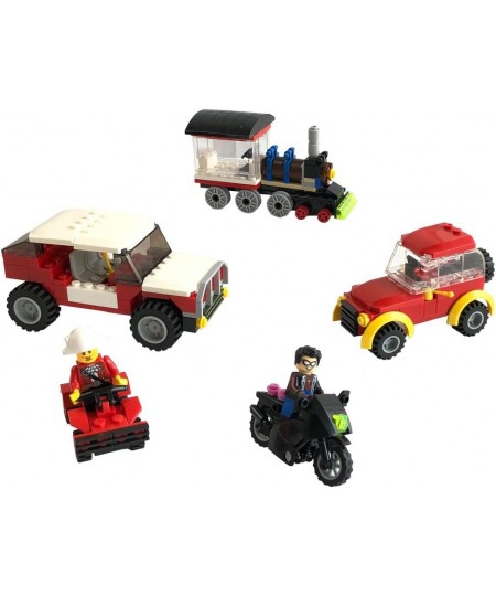 Wheels Tires and Axles Set - Building Bricks Block Compatible Major Brands - Steering Wheels Windshields and Colorful Brick B...