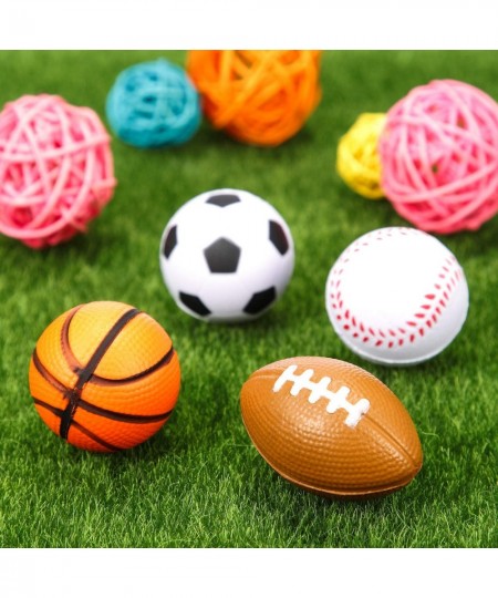 30 Pack Mini Basketball Stress Balls Mini Basketball Party Favor Mini Foam Sports Ball Squeeze Ball Anxiety Stress Relief for...