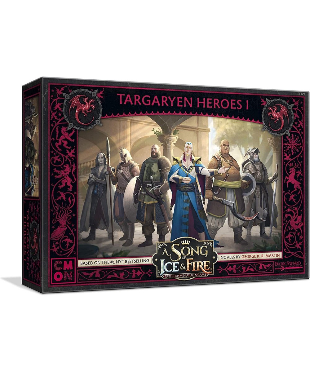 A Song of Ice and Fire Tabletop Miniatures Targaryen Heroes I Box Set | Strategy Game for Teens and Adults | Ages 14+ | 2+ Pl...