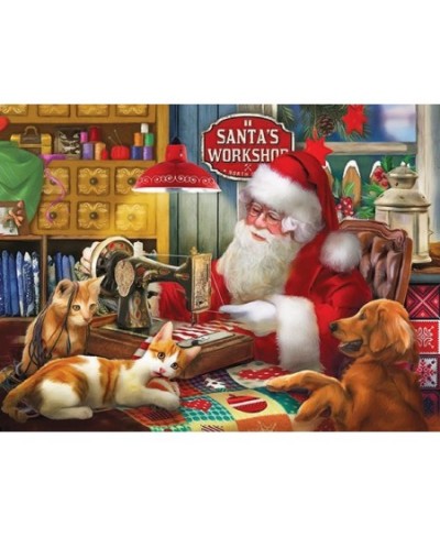 Santas Quilting Workshop 1000 pc Jigsaw Puzzle - - 29758 $35.52 - Jigsaw Puzzles