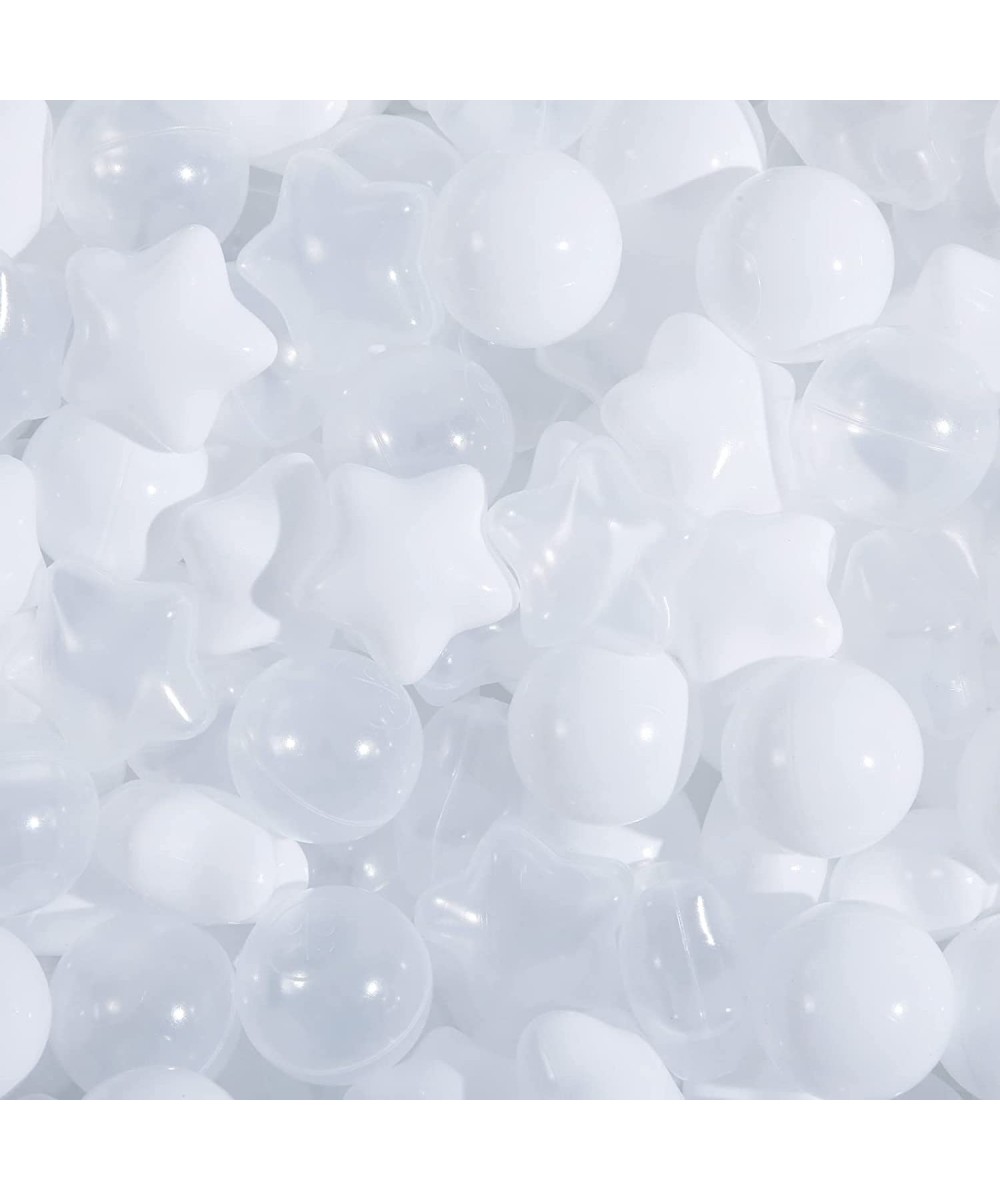 Ball Pit Balls - 100pcs - Crush Proof Plastic Children's Toy Balls White Ocean Balls for Birthday Parties Games Pool $46.95 -...