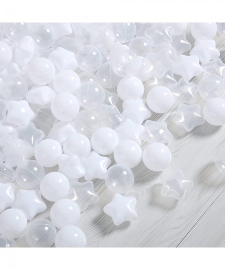 Ball Pit Balls - 100pcs - Crush Proof Plastic Children's Toy Balls White Ocean Balls for Birthday Parties Games Pool $46.95 -...