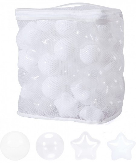 Ball Pit Balls - 100pcs - Crush Proof Plastic Children's Toy Balls White Ocean Balls for Birthday Parties Games Pool $46.95 -...