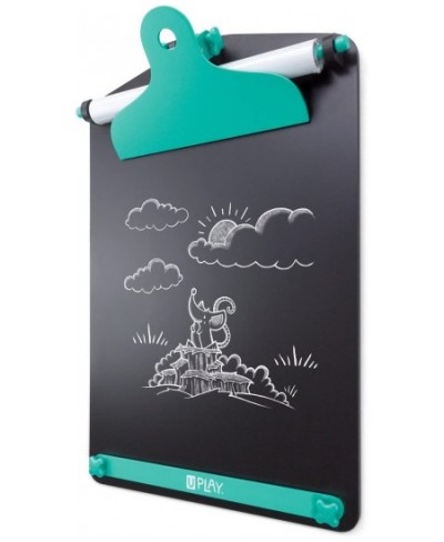 U Play Wall Art Easel for Kids Premium Chalk Surface and Paper Roll 17 x 4.72 x 25.39 Inches $87.92 - Kids' Easels