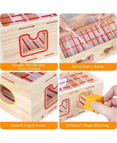 Wooden Montessori Toys for 1 Year Old Educational Learning Toys for Toddlers Wood Shape Sorter Toy 1 2 3 Year Old Children's ...