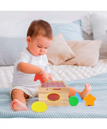 Wooden Montessori Toys for 1 Year Old Educational Learning Toys for Toddlers Wood Shape Sorter Toy 1 2 3 Year Old Children's ...