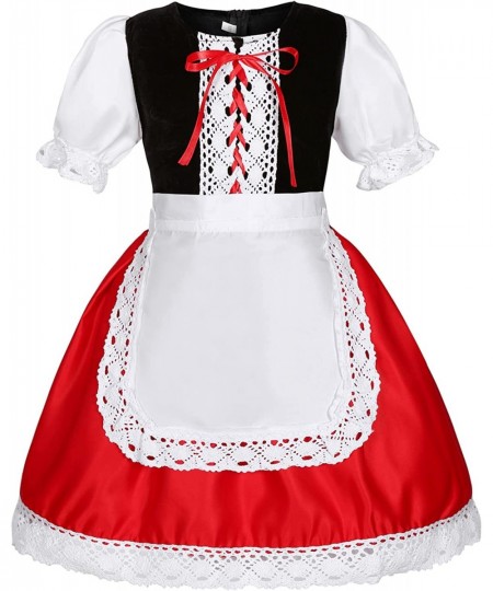 Little Red Riding Hood Costume Dress for Girls Kids Halloween Costumes Fairytale Storybook Character Cosplay $34.97 - Kids' C...