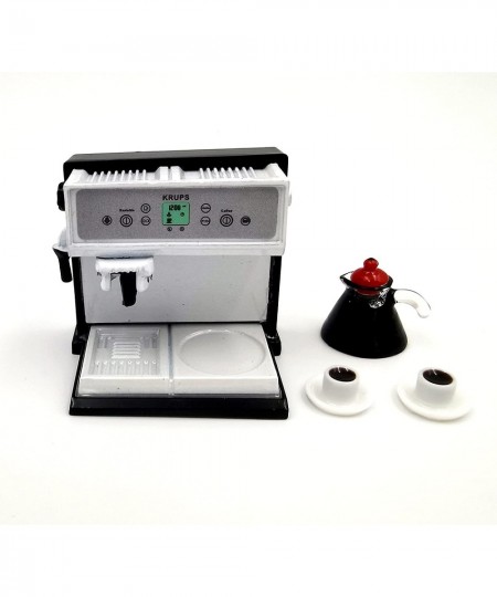 1:12 Dollhouse Miniature Coffee Machine Mini Simulation Coffee Maker Machine Dollhouse Furniture Kitchen Accessories for Chil...