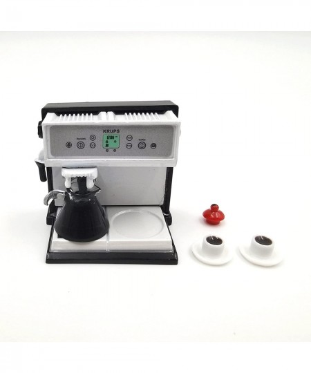 1:12 Dollhouse Miniature Coffee Machine Mini Simulation Coffee Maker Machine Dollhouse Furniture Kitchen Accessories for Chil...