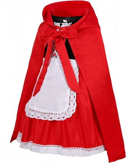 Little Red Riding Hood Costume Dress for Girls Kids Halloween Costumes Fairytale Storybook Character Cosplay $34.97 - Kids' C...