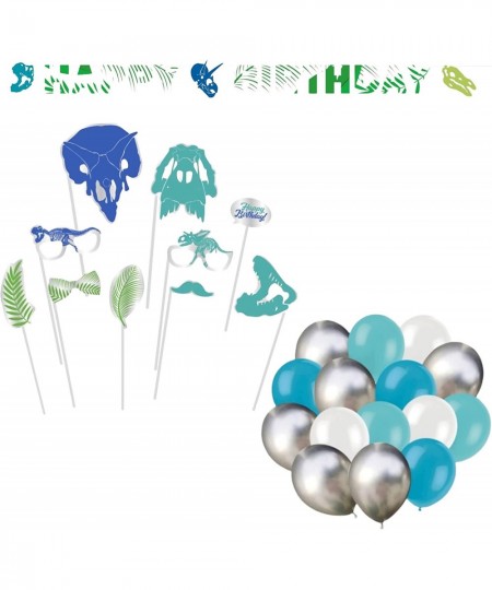 Serves 24 Ultimate Dinosaur dino Watercolor Party Supplies Includes Plates Napkins Table Covers Balloons Banner Swirls Photo ...