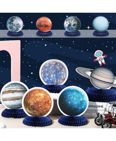 10 Pieces Space Solar System Theme Honeycomb Centerpieces Table Topper Outer Space Party Supplies Planet Honeycomb Galaxy Pho...