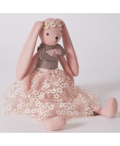 Handmade Bunny Plush Doll in a Pink Dress | with Ballerina Tutu Outfit - Pretty Stuffed Toy Surprise Gift for Little Princess...