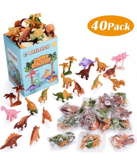 40 Pack DIY Dinosaur Toys Dinosaur Party Favors Goodie Bag Stuffers Pi?ata Fillers Teacher Treasure Box Classroom Prizes Dino...