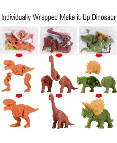 40 Pack DIY Dinosaur Toys Dinosaur Party Favors Goodie Bag Stuffers Pi?ata Fillers Teacher Treasure Box Classroom Prizes Dino...