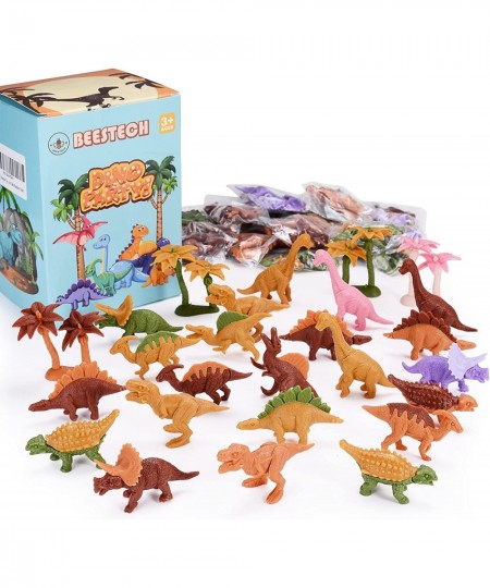 40 Pack DIY Dinosaur Toys Dinosaur Party Favors Goodie Bag Stuffers Pi?ata Fillers Teacher Treasure Box Classroom Prizes Dino...