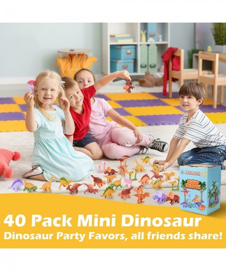 40 Pack DIY Dinosaur Toys Dinosaur Party Favors Goodie Bag Stuffers Pi?ata Fillers Teacher Treasure Box Classroom Prizes Dino...