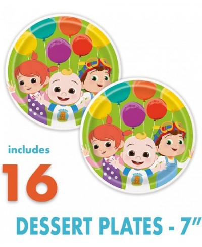 Cocomelon Party Supplies Cocomelon Birthday Party Supplies - Serves 16 Guests - With Plates Cups Napkins and More $40.73 - Ki...