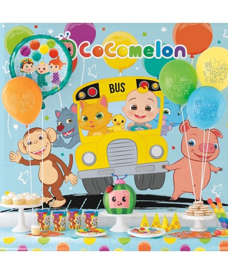 Cocomelon Party Supplies Cocomelon Birthday Party Supplies - Serves 16 Guests - With Plates Cups Napkins and More $40.73 - Ki...