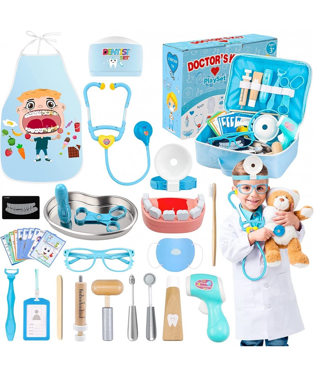 Doctor Kit for Kids Toddler Doctor Kit with Stethoscope Pretend Play Medical Toys Set Kids Doctor Kit with Teeth and Dental A...