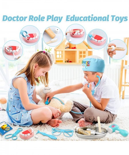 Doctor Kit for Kids Toddler Doctor Kit with Stethoscope Pretend Play Medical Toys Set Kids Doctor Kit with Teeth and Dental A...