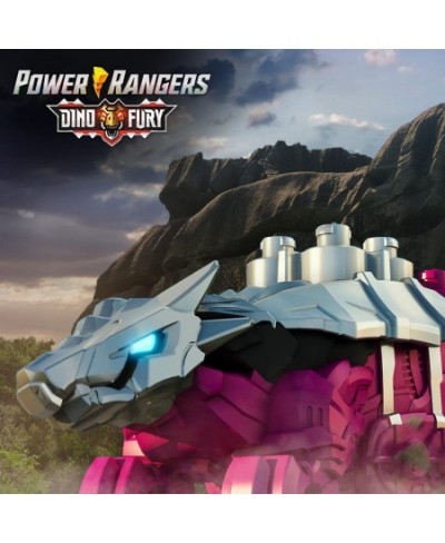 Dino Fury Pink Ankylo Hammer and Green Tiger Claw Zord Toys for Kids Ages 4 and Up Zord Link Mix-and-Match Custom Build Syste...