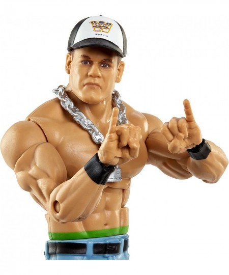 ​Top Picks Elite John Cena 6-inch Action Figure with Deluxe Articulation for Pose and Play Life-like Detail Authentic Ring Ge...