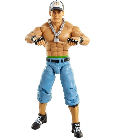 ​Top Picks Elite John Cena 6-inch Action Figure with Deluxe Articulation for Pose and Play Life-like Detail Authentic Ring Ge...