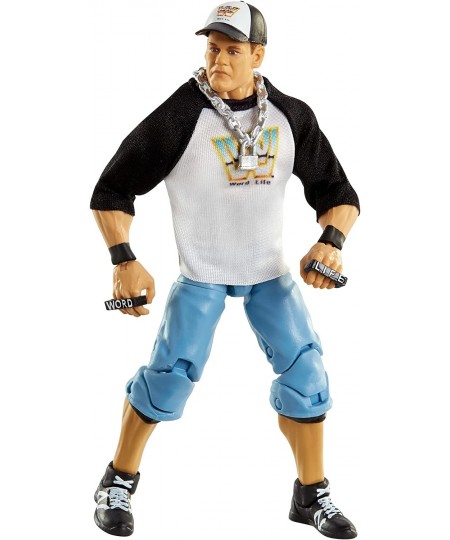 ​Top Picks Elite John Cena 6-inch Action Figure with Deluxe Articulation for Pose and Play Life-like Detail Authentic Ring Ge...