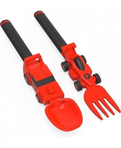 Utensil Set for Kids – Red Race Car Themed Fork and Spoon for Toddlers and Young Children – 2-Piece Set $25.37 - Toy Kitchen ...