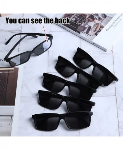 6 Pack Spy Glasses for Kids Spy Sunglasses with Rear View See Behind You Sunglasses Detective Gadgets Party Decoration Cospla...