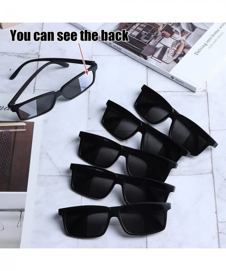 6 Pack Spy Glasses for Kids Spy Sunglasses with Rear View See Behind You Sunglasses Detective Gadgets Party Decoration Cospla...