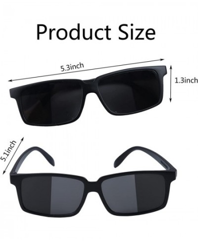 6 Pack Spy Glasses for Kids Spy Sunglasses with Rear View See Behind You Sunglasses Detective Gadgets Party Decoration Cospla...