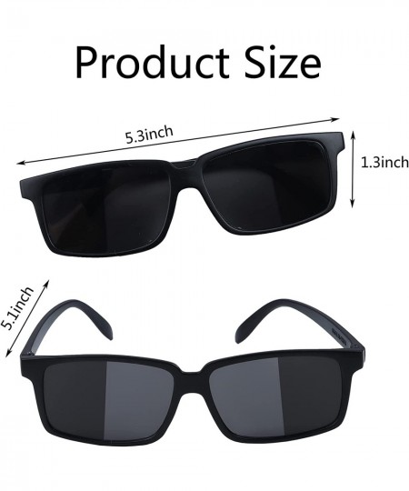 6 Pack Spy Glasses for Kids Spy Sunglasses with Rear View See Behind You Sunglasses Detective Gadgets Party Decoration Cospla...