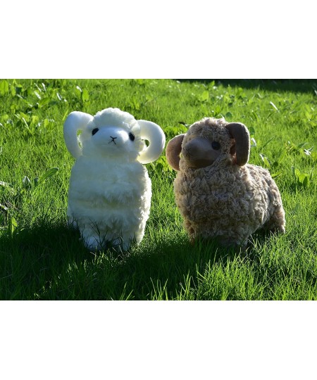 Cuddly Sheep Stuffed Animal Adorable Fluffy Plush Sheep Toy Super Soft and Cute Lamb Doll Pretty Sweet Gifts for Kids Boys an...