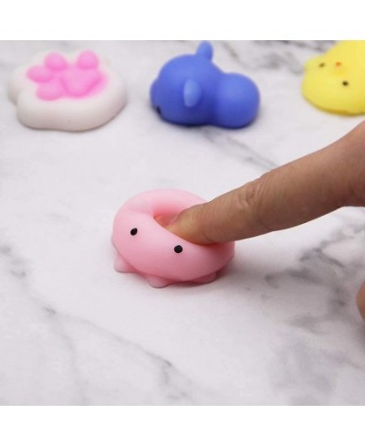 24pcs Mochi Squishy Toys Set with Storage Box Mini Squishies Kawaii Animal Squishys Party Favors for Kids Stress Reliever Anx...