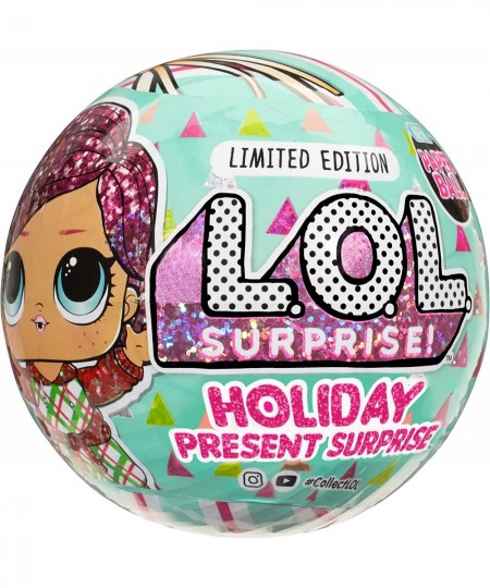 LOL Surprise Holiday Present Surprise Doll Dreamin' B.B. with 7 Surprises- Limited Edition Collectible Doll Including Sparkly...