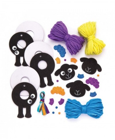 AR982 Fluffy Sheep Pom Pom Kits - Pack of 3 Arts and Crafts for Kids to Create and Display $18.06 - Kids' Drawing & Writing B...