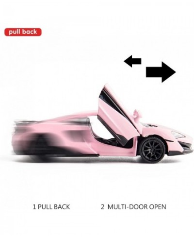 1:36 Diecasting Alloy Car Model McLaren 600LP Toy Car Pull Back Vehicles Toy Car for Toddlers Kids Boys Girls Gift Pink $24.8...