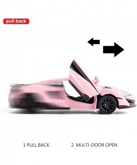 1:36 Diecasting Alloy Car Model McLaren 600LP Toy Car Pull Back Vehicles Toy Car for Toddlers Kids Boys Girls Gift Pink $24.8...