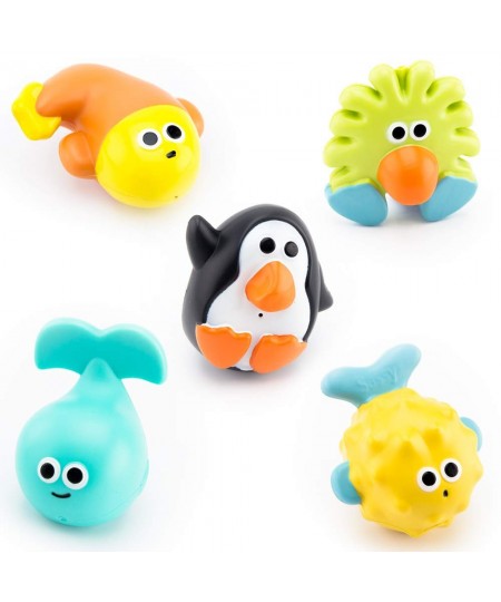 Bathtime Pals Squirt and Float Toys 9+ Months Set of 5 Sea Characters $15.30 - Bathtub Toys