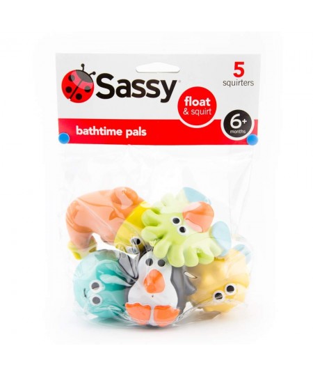 Bathtime Pals Squirt and Float Toys 9+ Months Set of 5 Sea Characters $15.30 - Bathtub Toys